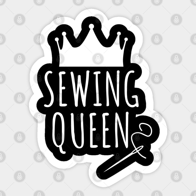 Sewing Queen Sticker by LunaMay